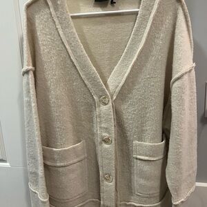 Urban Outfitters Out From Under Cream Cardigan Sweater